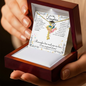 Graduation Gift for Daughter – “I'm So Proud of You” Personalized Graduation Cap Name Necklace