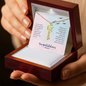 Graduation Gift for Daughter (from Mom)– “Spread Your Wings and Soar” Personalized Graduation Cap Name Necklace