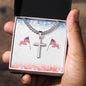Gift for Him - Independence Day Edition – Cross Cuban Link Necklace