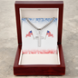 Gift for Him - Independence Day Edition – Cross Cuban Link Necklace