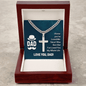 Gift for Dad – “I Know You’ve Loved Me Since I Was Born” Cross Cuban Link Necklace