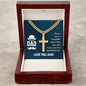Gift for Dad – “I Know You’ve Loved Me Since I Was Born” Cross Cuban Link Necklace