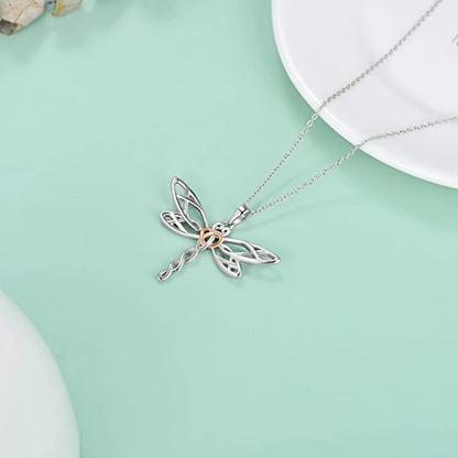 Dragonfly Necklace - A Heartfelt Gift for Big Sisters from Little Sisters, Perfect for Birthdays, Graduations & Christmas