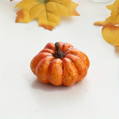 6-Piece Vintage White Artificial Pumpkin Set – Perfect for Fall, Halloween, and Thanksgiving Decor