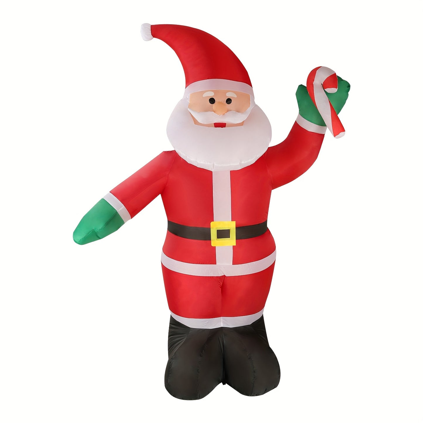 1 Pc 8FT Inflatable Christmas Santa Claus With LED Lights, Blow Up Colorful Holiday Lawn Yard Christmas Inflatable Decoration