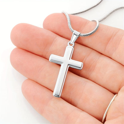 To My Husband | Stainless Steel Cross Necklace – Perfect Birthday or Christmas Present