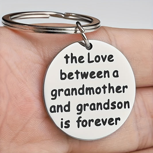 Heartwarming Grandmother and Grandson Keychain – A Unique Symbol of Intergenerational Love