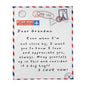 Envelope Blanket for Grandma with heartfelt love message and airmail design from ShineOn Fulfillment
