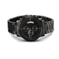 Gift Customizable Black Chronograph Watch by Someone Said Gift with sleek black metal band and detailed dial