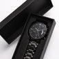 Gift for Him – Customizable Engraved Premium Black Chronograph Watch