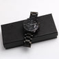 Someone Said Gift black stainless steel chronograph watch gift for dad chronograph watch with date display