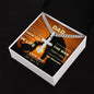 Gift for Dad Necklace with silver cross pendant in gift box from Someone Said Gift