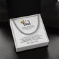 Gift for Dad Necklace by ShineOn Fulfillment in silver chain with heartfelt message in gift box
