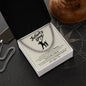 Gift for Dad Necklace by Someone Said Gift in a Father's Day gift box with heartfelt message