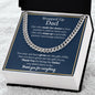 Gift for Dad Necklace by Someone Said Gift with heartfelt message in elegant gift box