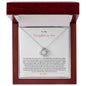 Gift for Daughter-in-Law Necklace with heart pendant in elegant wooden box from ShineOn Fulfillment