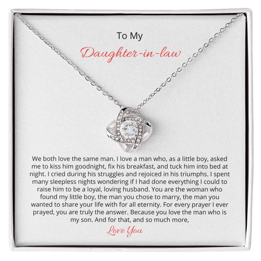 Gift for Daughter-in-Law Necklace by ShineOn Fulfillment with sparkling pendant in gift box