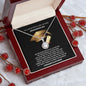 Gift for daughter Necklace in silver with round pendant in a red gift box for graduation day