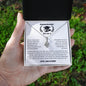 Gift for daughter Necklace by Someone Said Gift with a silver pendant in a congratulatory box