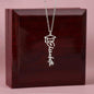 Gift for Granddaughter Graduation Necklace with silver chain and personalized name Elizabeth pendant