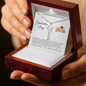 Gift for Granddaughter Graduation Necklace with 2026 year charm in elegant wooden box