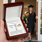 Gift for Granddaughter Graduation Necklace with 2026 pendant in elegant wooden box from Someone Said Gift