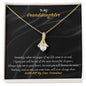 Gift for granddaughter necklace with gold chain and sparkling pendant in a black gift box from ShineOn Fulfillment