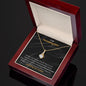Gift for granddaughter Necklace with gold chain and pendant in ShineOn Fulfillment wooden box