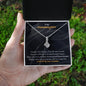 Gift for granddaughter Necklace with silver chain and pendant in a black ShineOn Fulfillment box