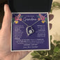 Gift for Grandmother Necklace with heart pendant in a loving message gift box from Someone Said Gift