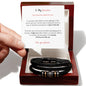 Gift for Grandson Bracelet with motivational message card in wooden display box by ShineOn Fulfillment