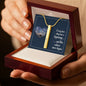 Gift for her Necklace by Someone Said Gift in a wooden box with sentimental message card