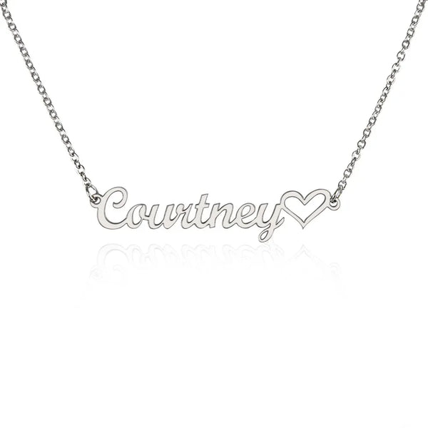 Personalized Heart Name Necklace – A Meaningful Gift to Cherish Forever! Gift for Her