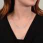 Gift for Her Personalized Necklace with Jaiden name and heart pendant on silver chain by ShineOn Fulfillment