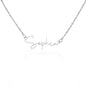 Gift for Her Signature Name Necklace silver chain with Sophia name pendant by ShineOn Fulfillment