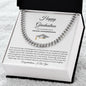 Gift for Him Necklace in silver chain style presented in a Happy Graduation gift box by Someone Said Gift