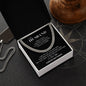 Gift for Husband Necklace by ShineOn Fulfillment Silver Chain with Romantic Message in Gift Box