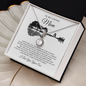 Gift for Mom Eternal Hope Necklace with silver chain and sparkling pendant in a loving message box