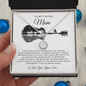 Gift for Mom Eternal Hope Necklace with silver chain and sparkling pendant in a decorative box