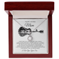 Gift for Mom Eternal Hope Necklace with sparkling pendant in a wooden presentation box by ShineOn Fulfillment