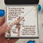 Gift for Mom Necklace with sparkling pendant in a heartfelt giraffe-themed message box from Someone Said Gift