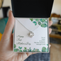 Gift for Mom Necklace by Someone Said Gift with silver pendant and Mother's Day message in gift box