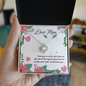 Gift for Mom Necklace with silver pendant and heartfelt message in decorative box by Someone Said Gift