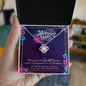 Someone Said Gift gift for mom necklace with a silver pendant in a Mother's Day themed box