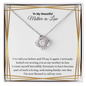 Gift for Mother in Law Necklace with sparkling pendant on silver chain in elegant box from ShineOn Fulfillment