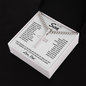 Gift for Son Necklace with silver cross pendant and inspirational message from Dad in black gift box