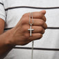Silver cross pendant held in hand necklace gift for son necklace by Someone Said Gift