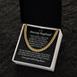 Gold chain necklace in a gift box with romantic message for the boyfriend by ShineOn Fulfillment