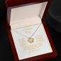 Gold necklace in jewelry box with gift for wife message from ShineOn Fulfillment