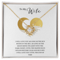 Gold Love Knot Necklace gift for wife Love Knot Necklace with sparkling stones in a gift box